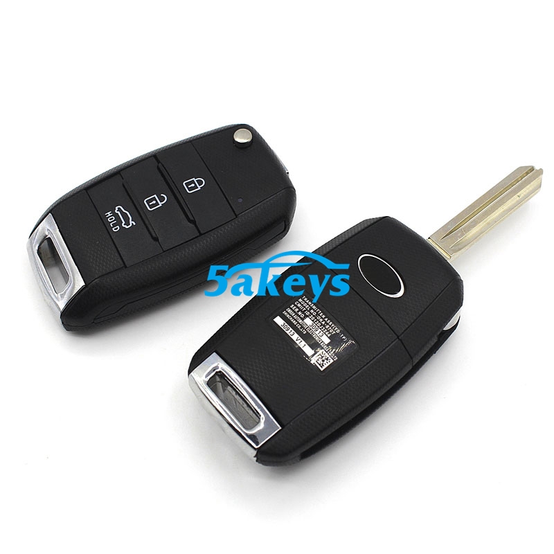 For KIA 3 button remote key blank with right blade